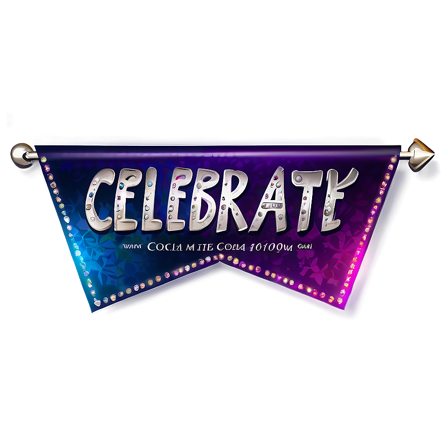 Celebrate Party Banner Png 50