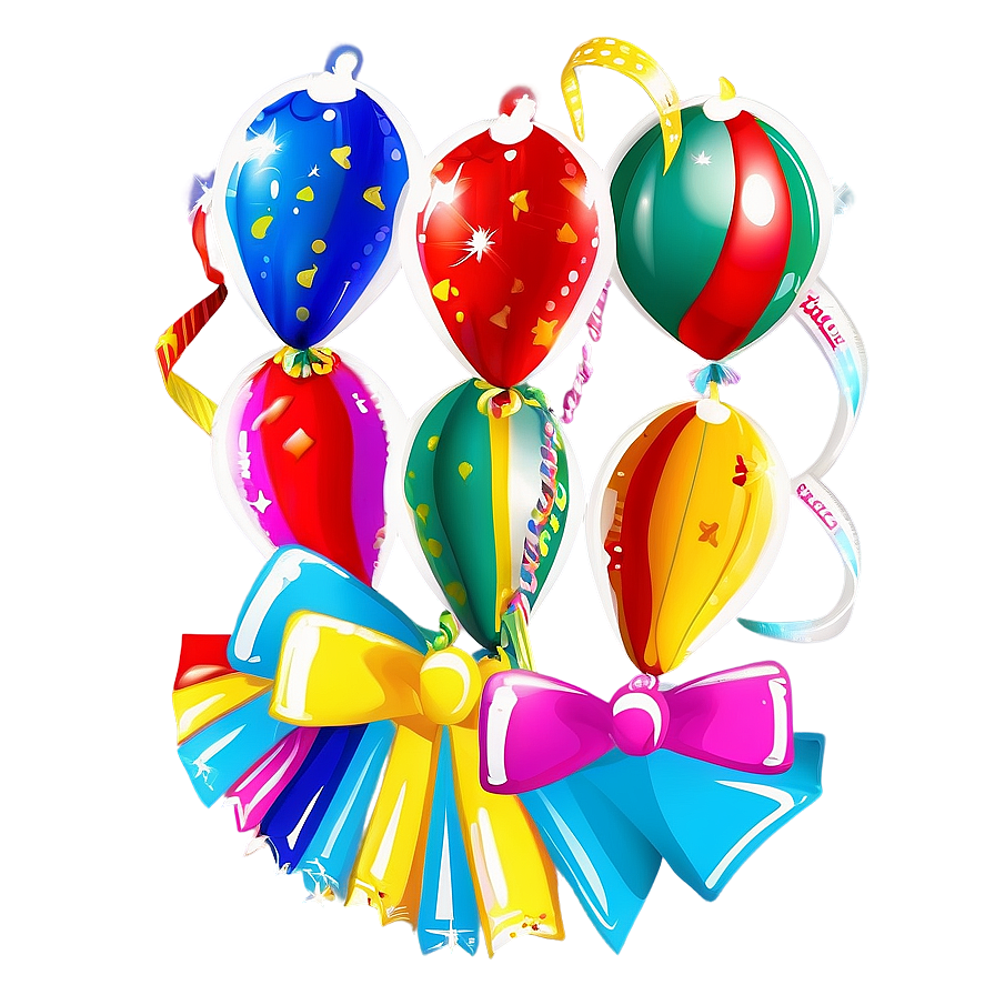 Celebration Streamers Clipart Png Oek