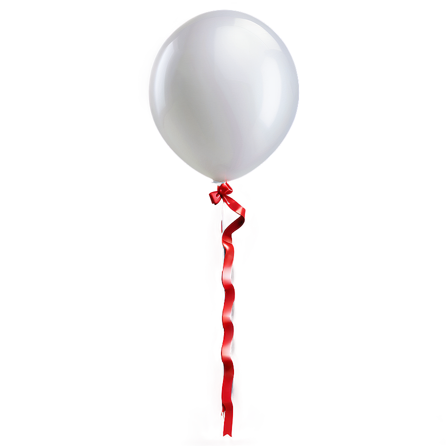 Celebration White Balloon Png 06212024