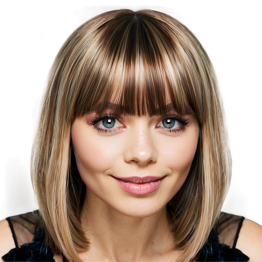 Celebrity Bangs Ideas Png 88