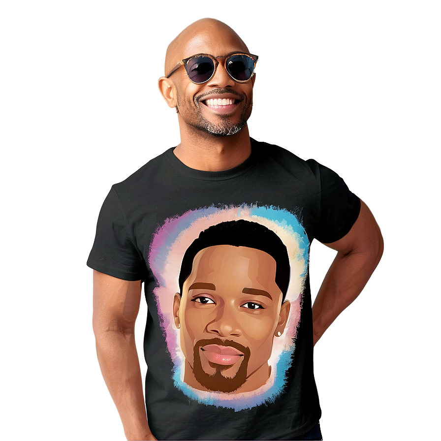 Celebrity Portrait Graphic Tee Png 06272024