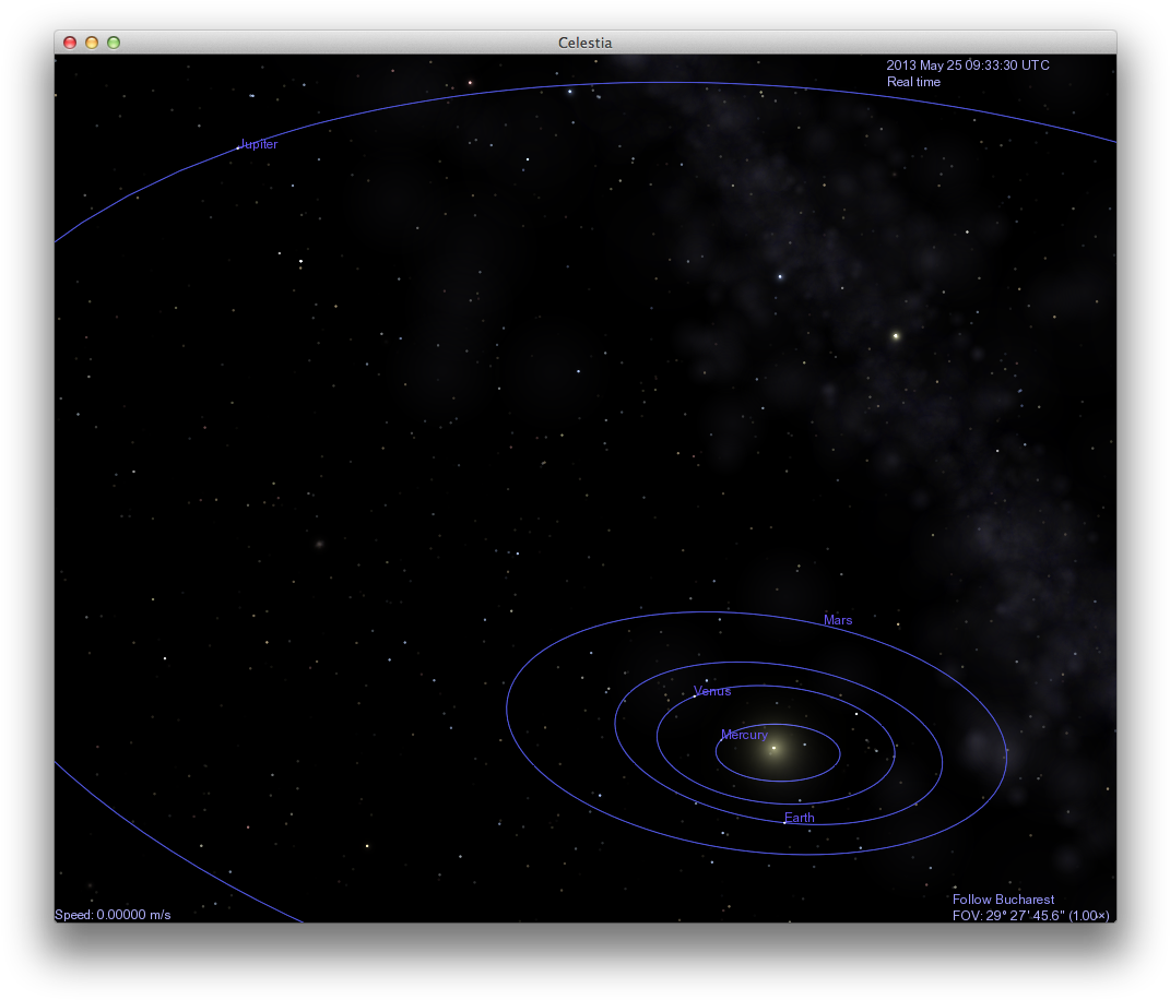 Celestia Solar System Simulation