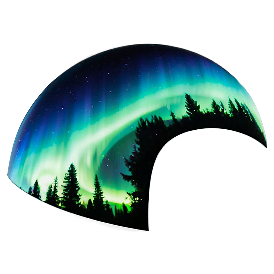 Celestial Aurora Boreal Display Png 06202024