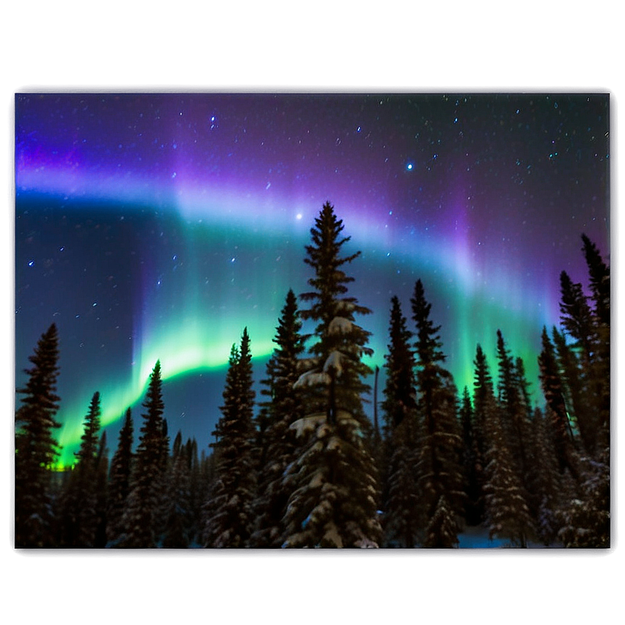 Celestial Aurora Boreal Display Png Sxf