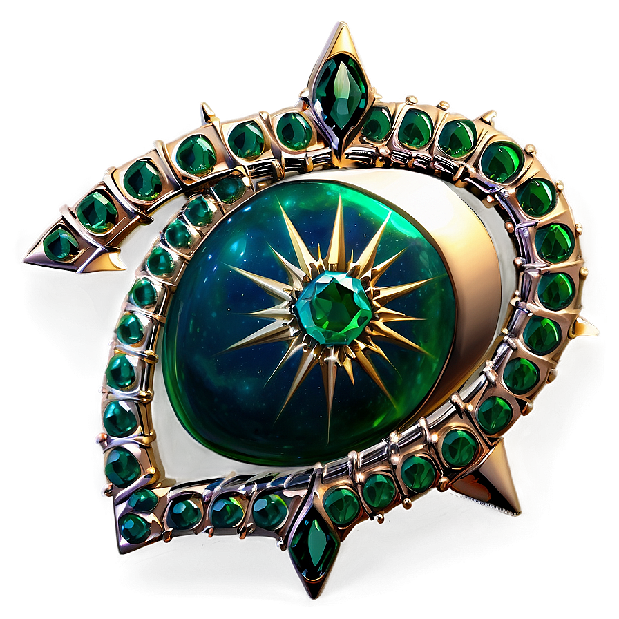 Celestial Emerald Star Png Een