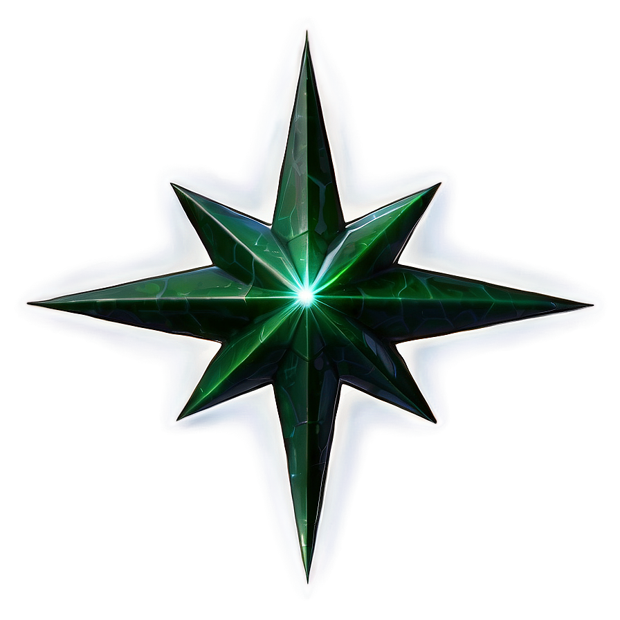 Celestial Emerald Star Png Sgq