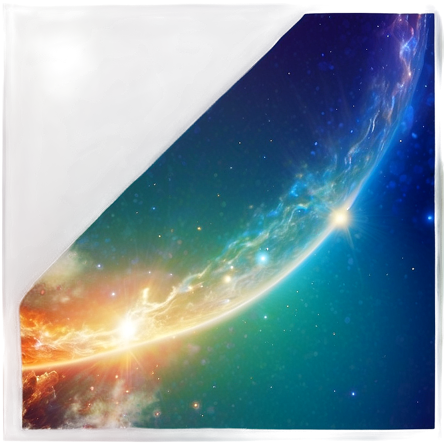 Celestial Light Leak Overlay Png Pgw