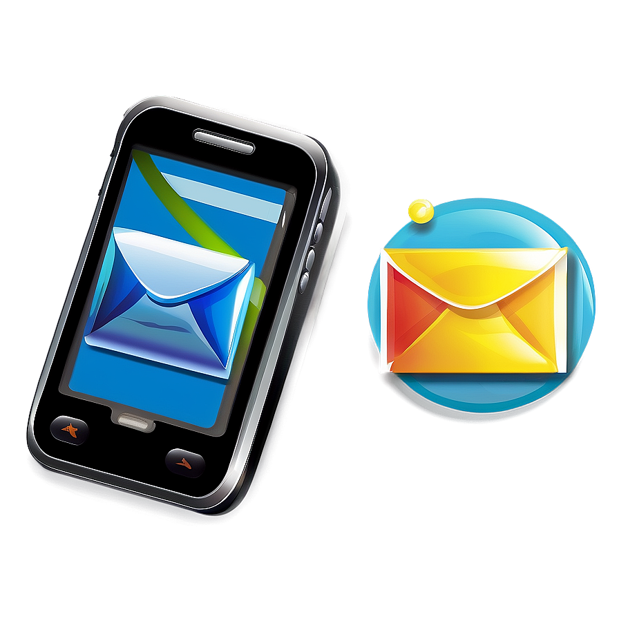 Cellphone With Email Icon Png Cxt