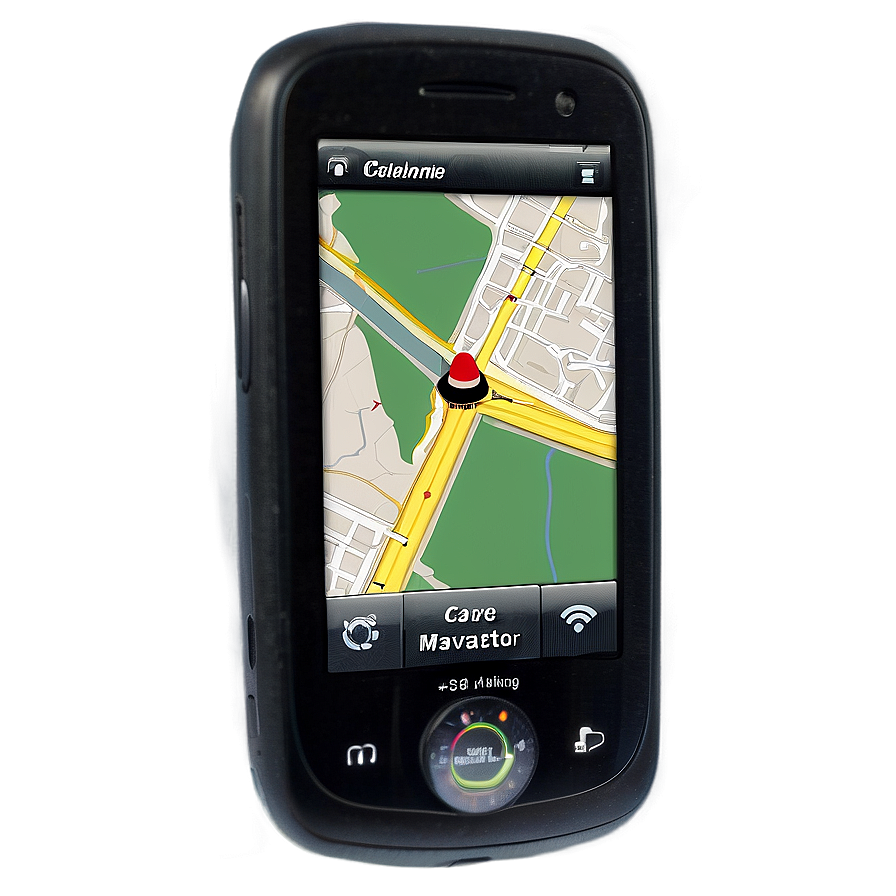 Cellphone With Gps Navigator Png Rmj