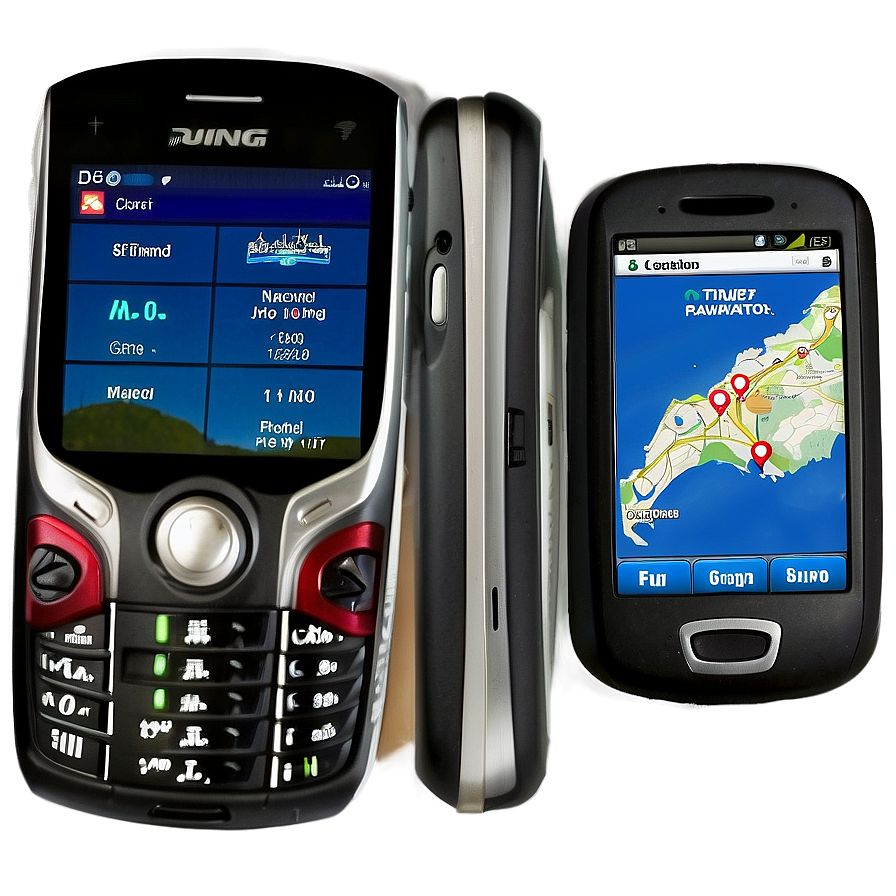 Cellphone With Gps Navigator Png Xbk8