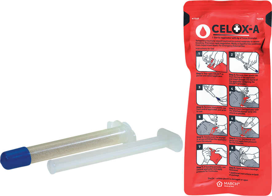 Celox A Hemostatic Granules Applicator