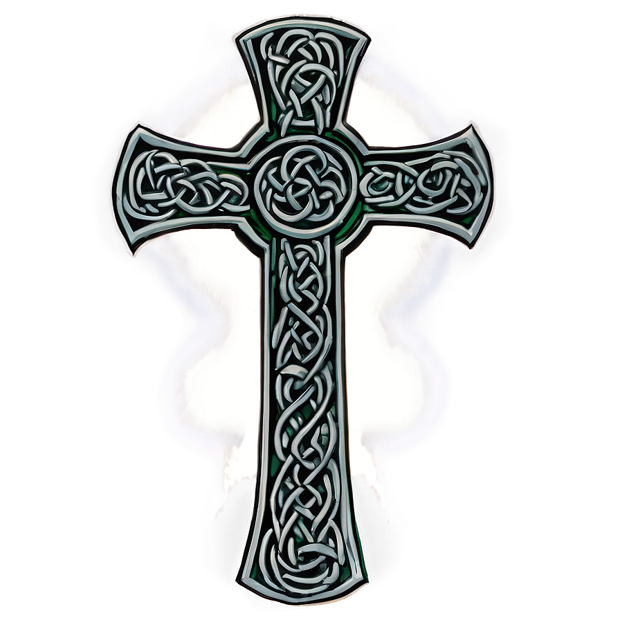 Celtic Catholic Cross Drawing Png 06122024