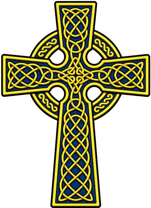 Celtic Cross Knotwork Art