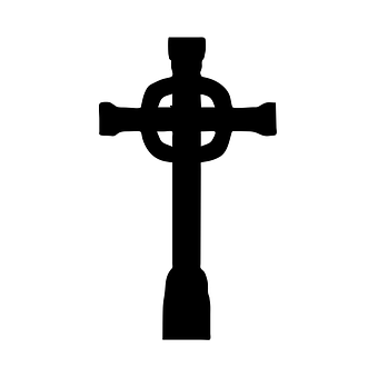 Celtic Cross Silhouette