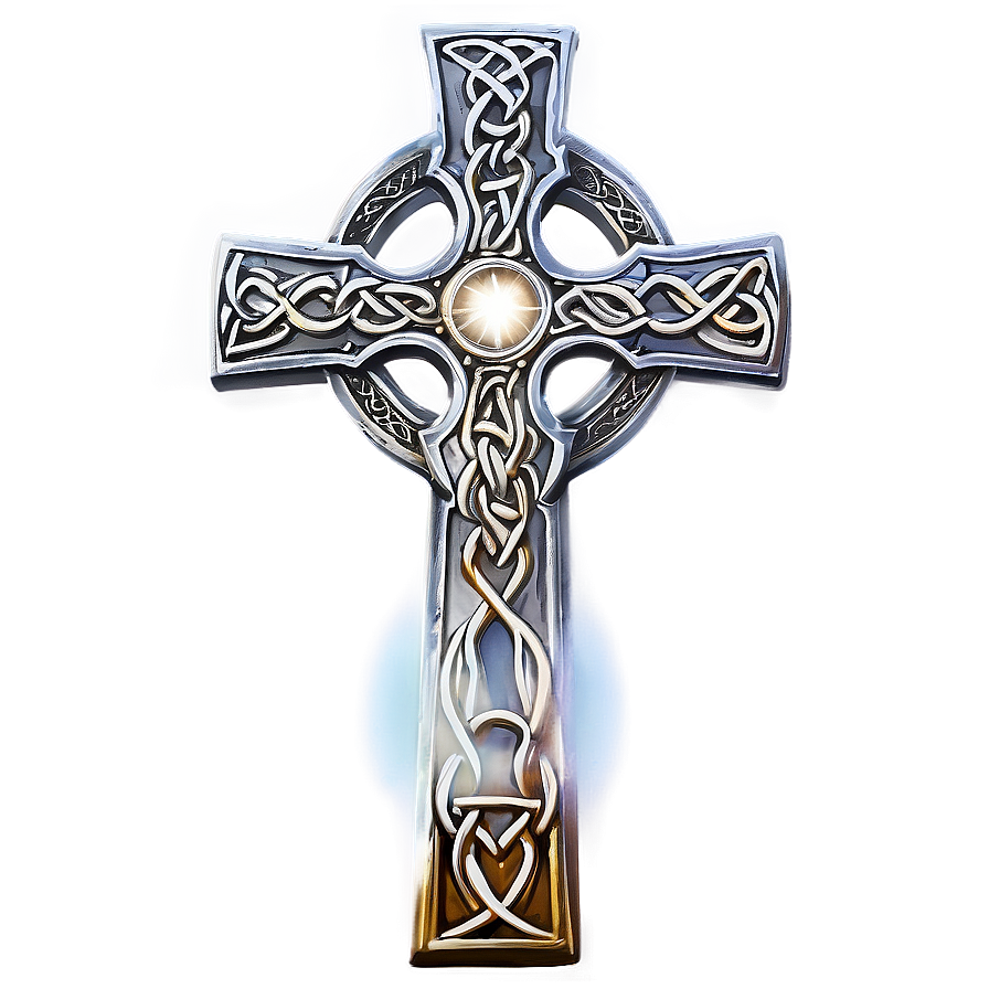 Celtic Cross With Holy Light Png Uku