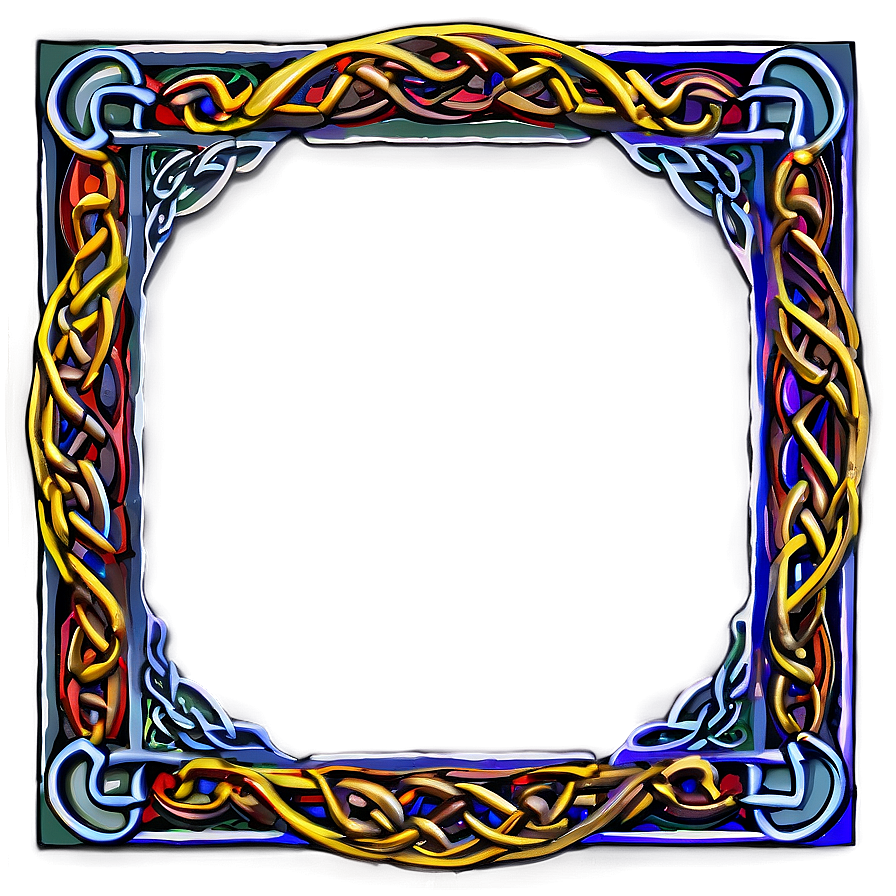 Celtic Decorative Frame Png 06292024