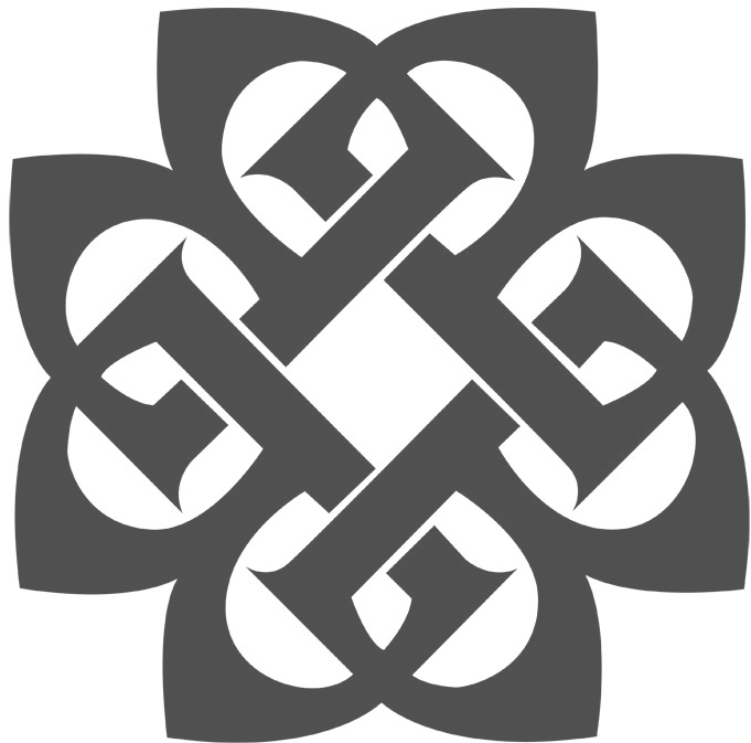 Celtic Knot Design Blue