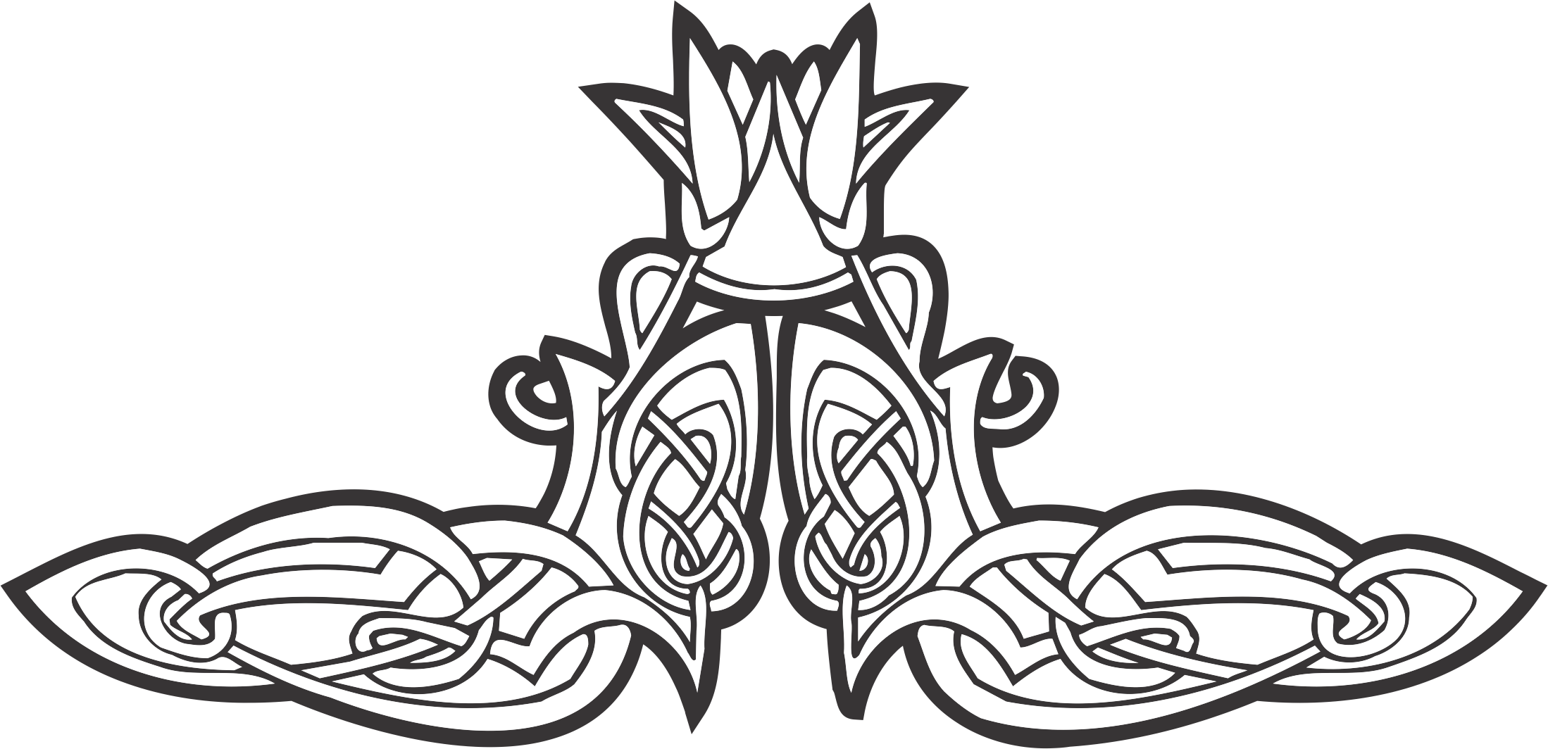 Celtic Knot Ornament Vector