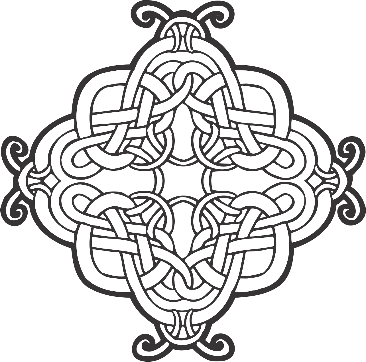 Celtic Knot Ornament Vector