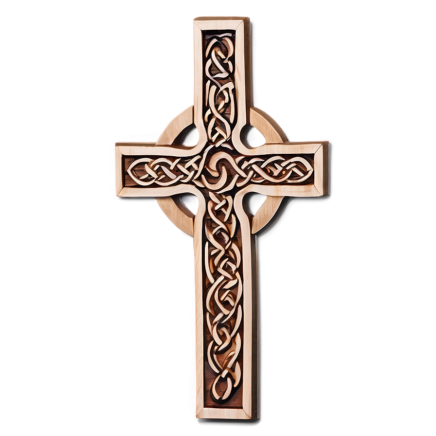 Celtic Wooden Cross Png Xbd75