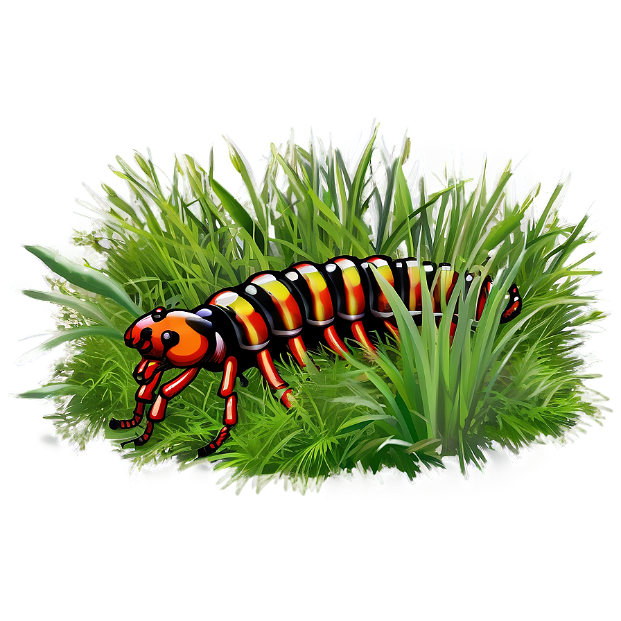 Centipede In Grass Png Ipq