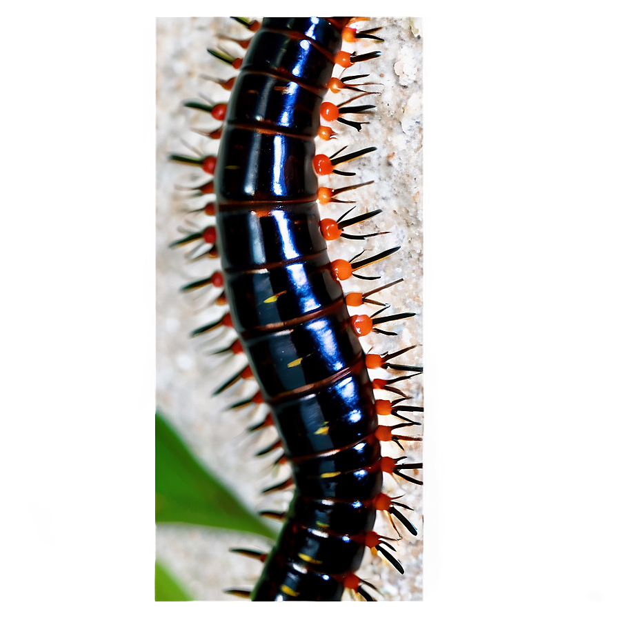 Centipede In Natural Habitat Png Cab