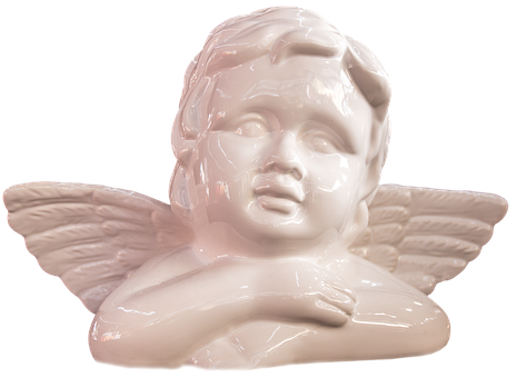 Ceramic Christmas Angel Figurine