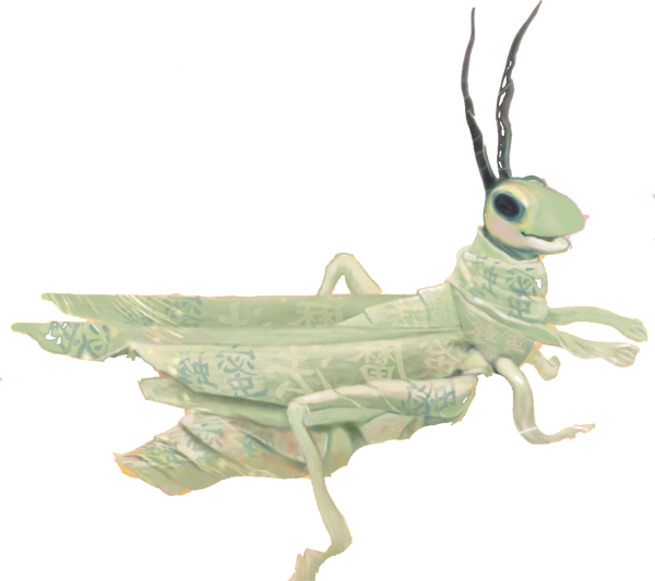 Ceramic Inspired Grasshopper Art