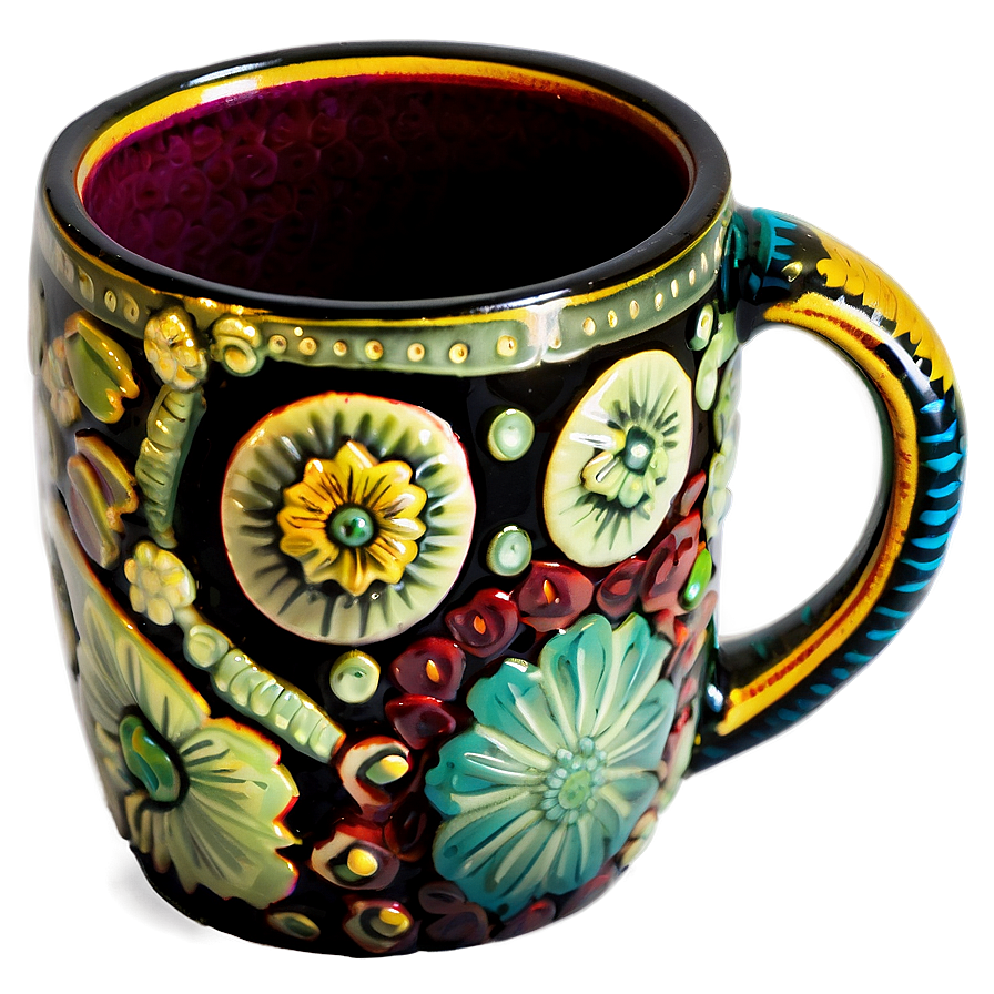 Ceramic Mug Artwork Png 14