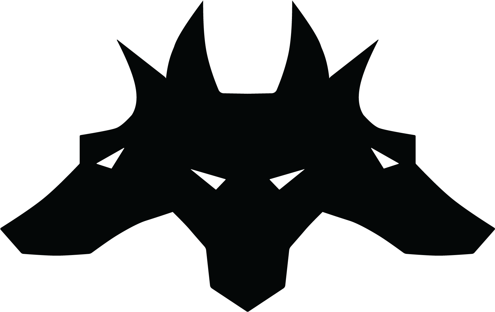 Cerberus Silhouette Graphic