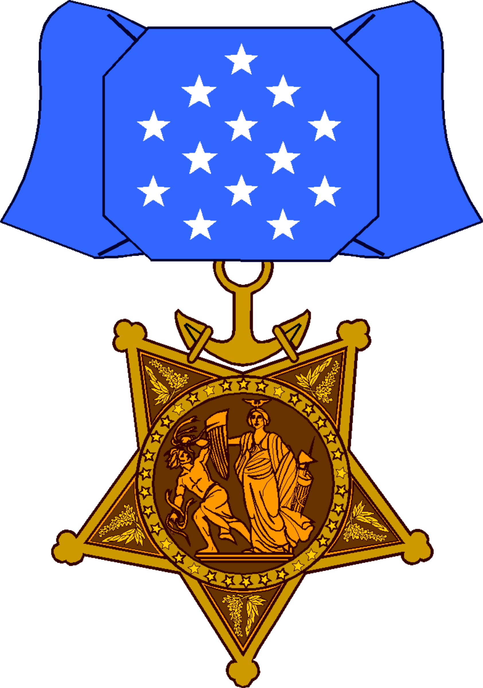 Ceremonial Military Medal Graphic