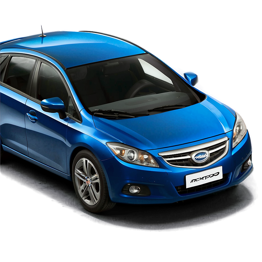 Cerulean Blue Car Render Png 06252024