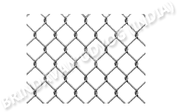 Chain Link Fencewith Text Overlay