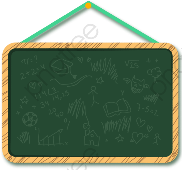 Chalkboard Doodles Green Banner