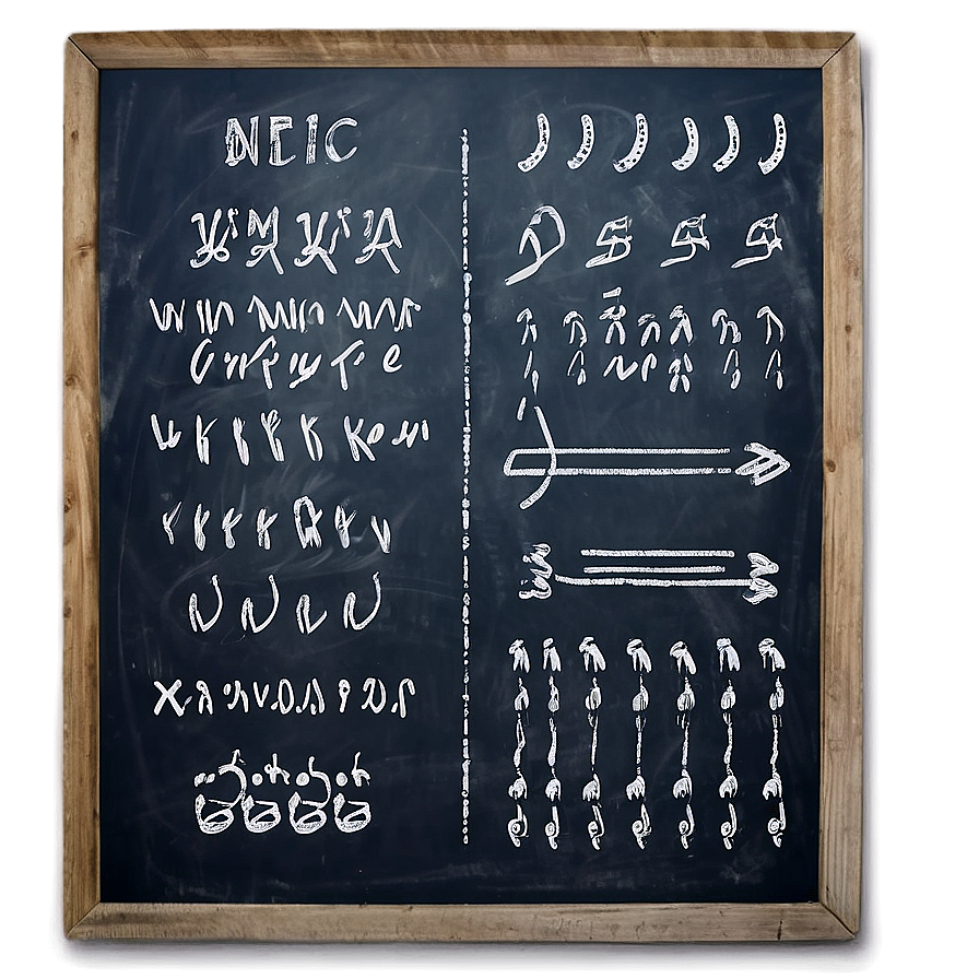 Chalkboard Style 123 Png 06272024