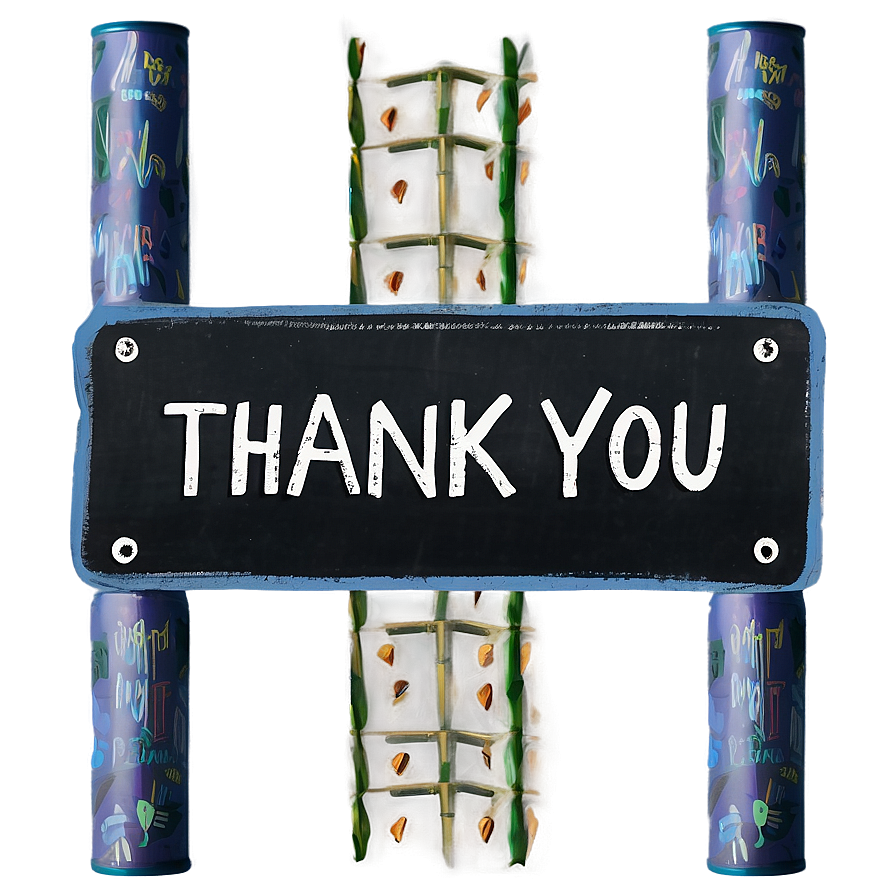 Chalkboard Thank You Stickers Png 06292024