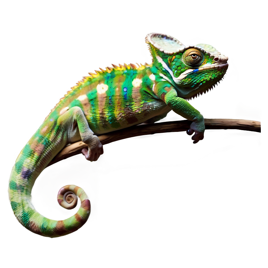 Chameleon In Dynamic Pose Png Fmh