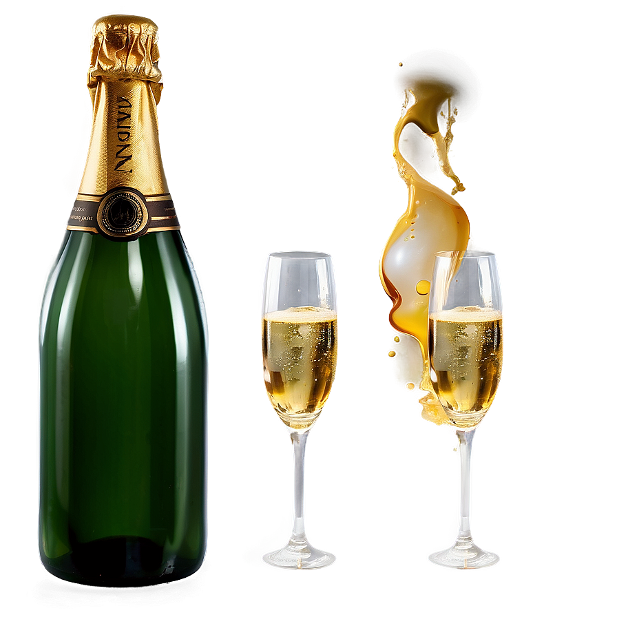 Champagne Bottle Png 48