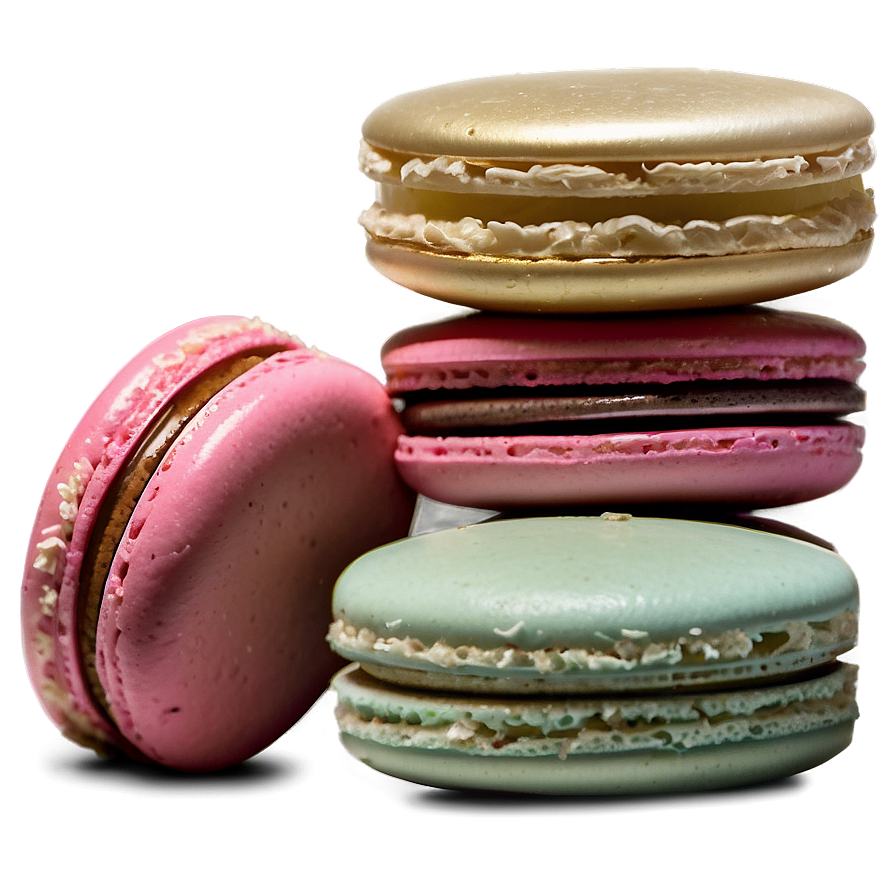 Champagne Macaron Png 3