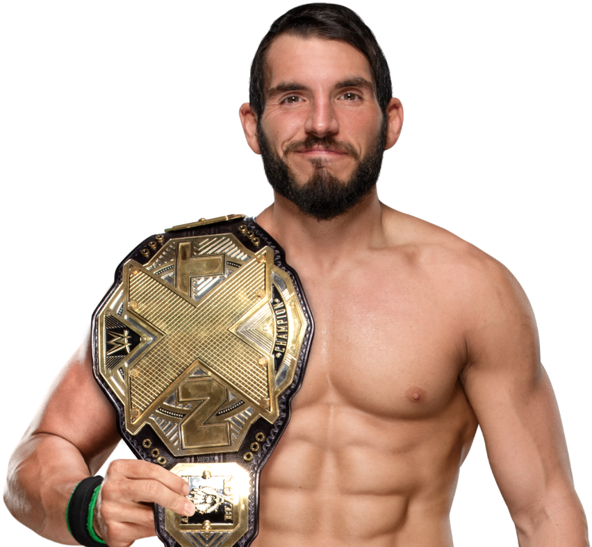 Champion Wrestler With N X T Title Belt