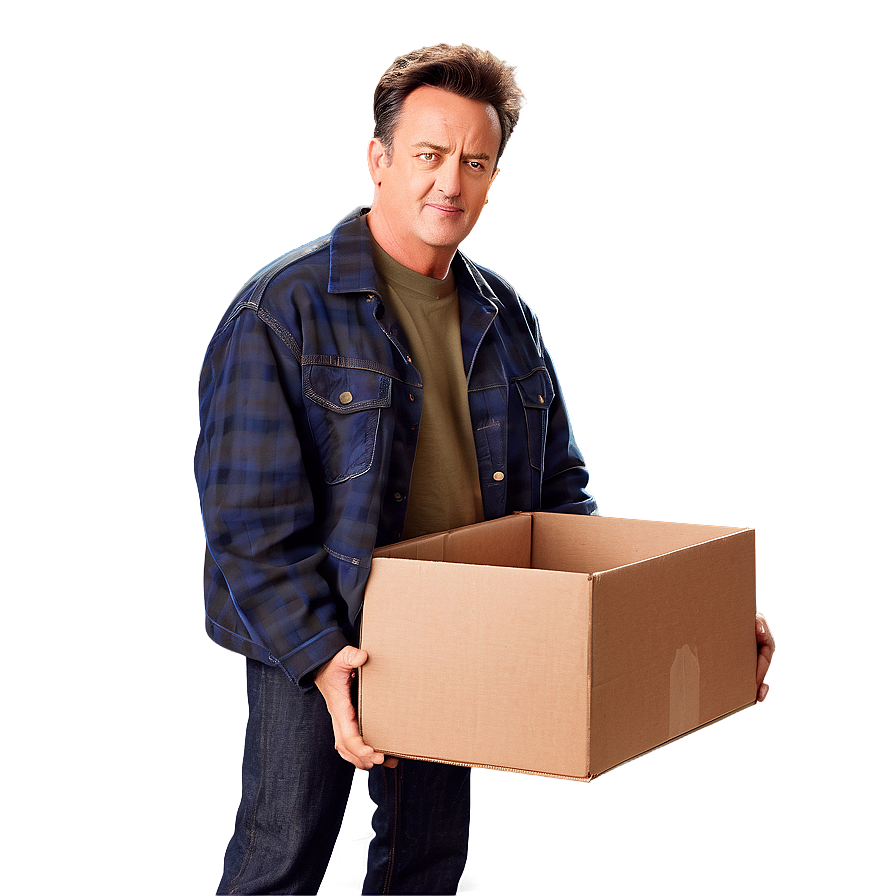 Chandler Bing In A Box Episode Png 81