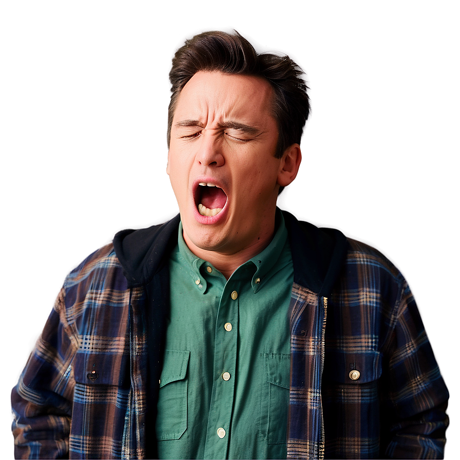 Chandler Bing Yawning Png Rib