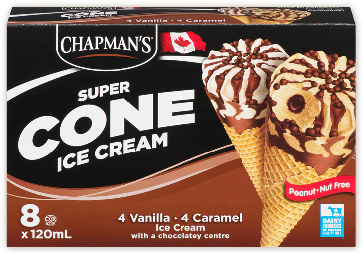 Chapmans Super Cone Ice Cream Packaging