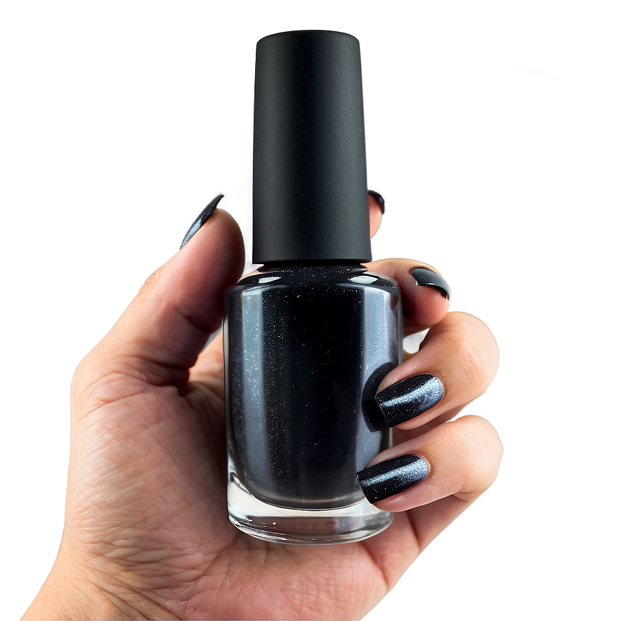 Charcoal Nail Polish Png 36