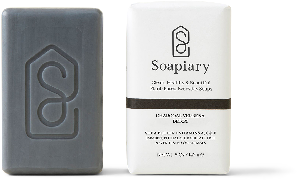 Charcoal Verbena Detox Soap Bars