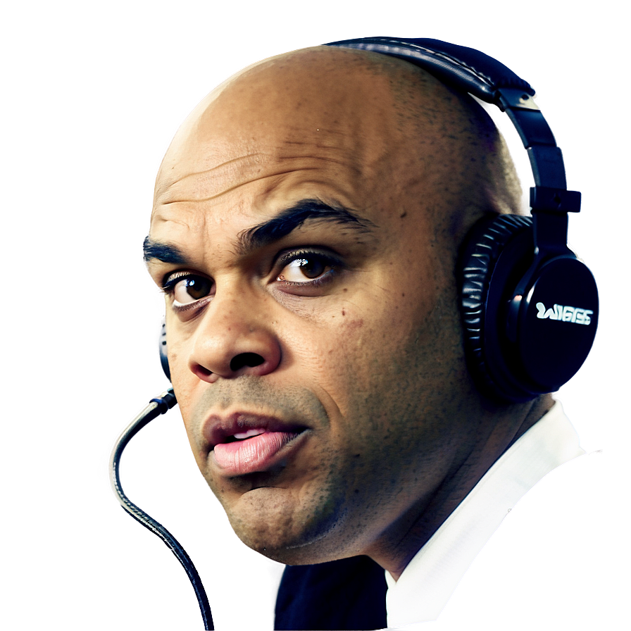 Charles Barkley Commentary Booth Png Ikk