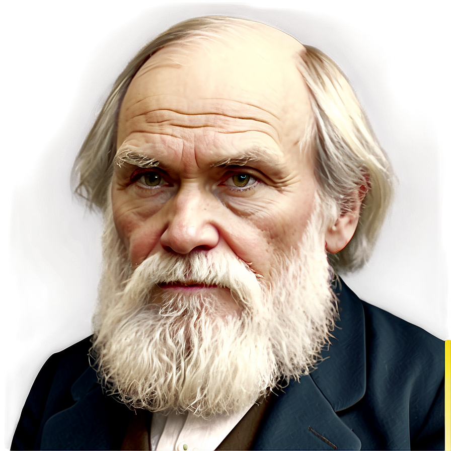 Charles Darwin Portrait Png Wrx42