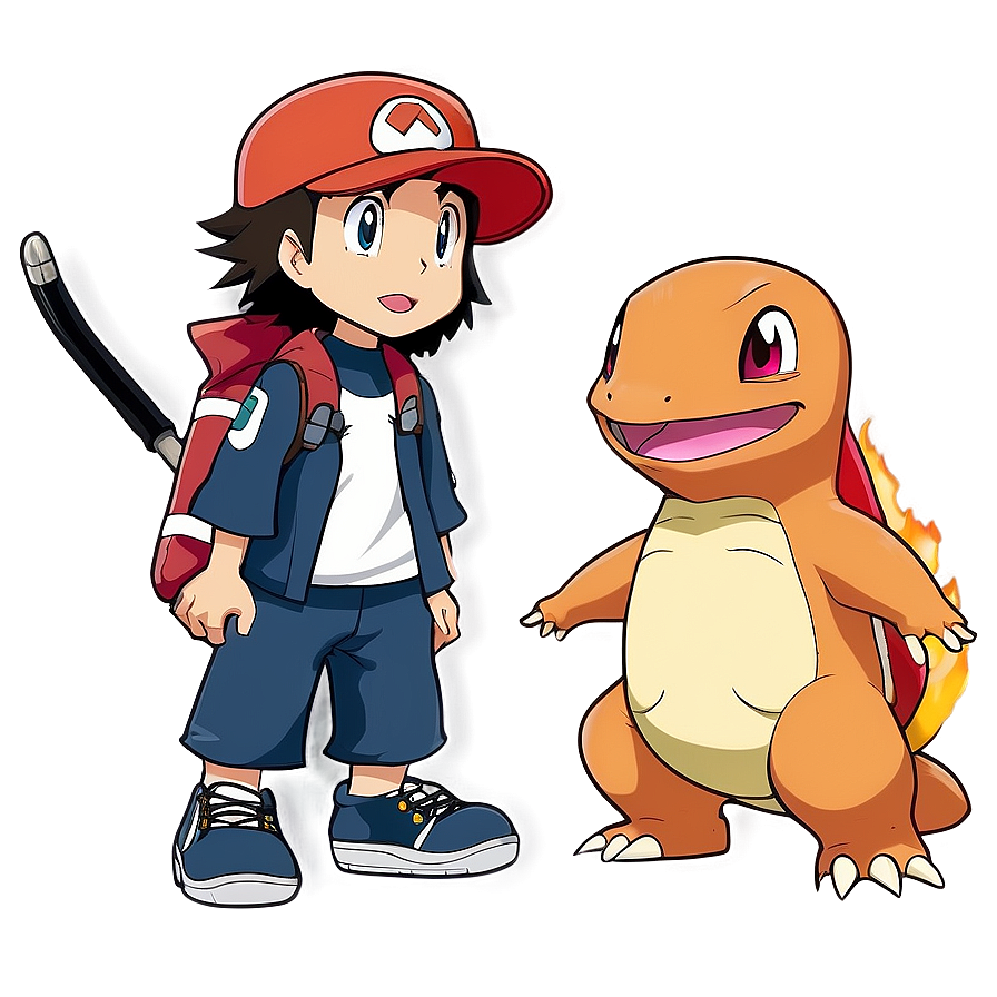 Charmander In Ash's Team Png 05212024