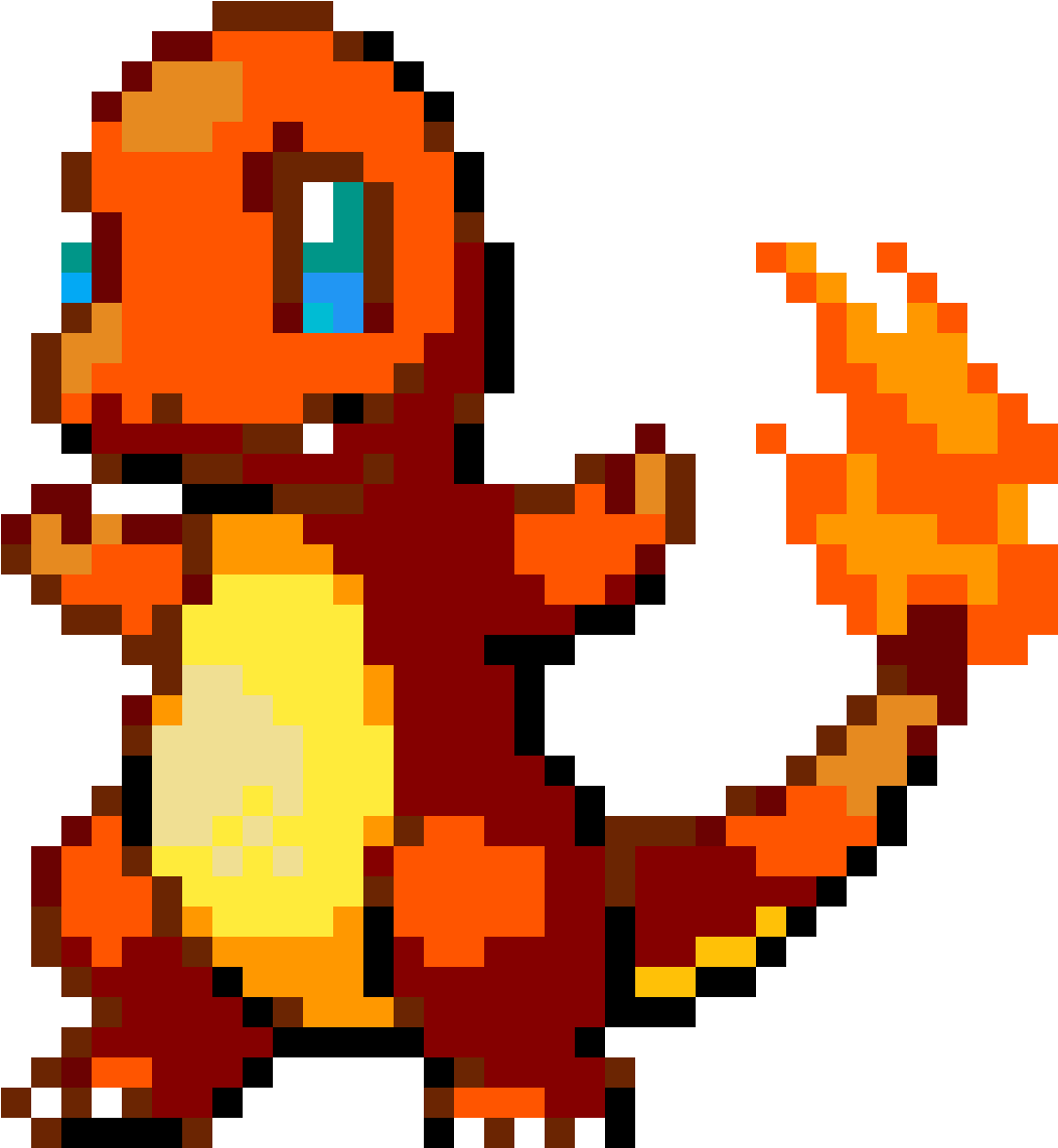 Charmander Pixel Art