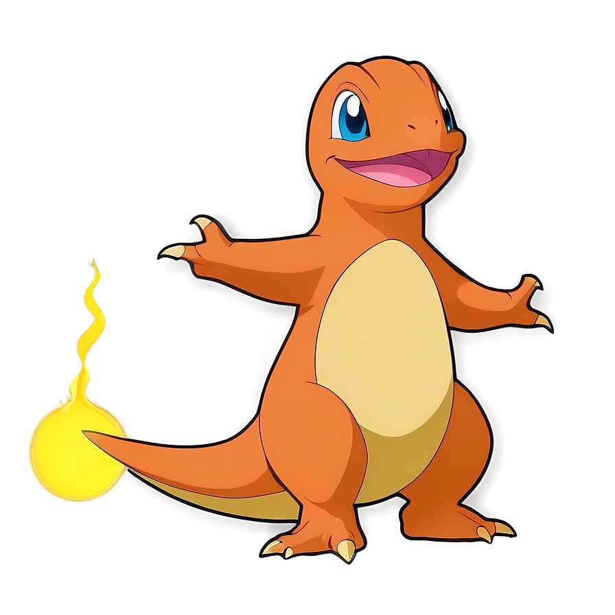 Charmander Silhouette Design Png 05212024